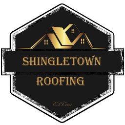 Company logo fro Shingletown Roofing. a residential roofing company based out of Kitchener, Ontario